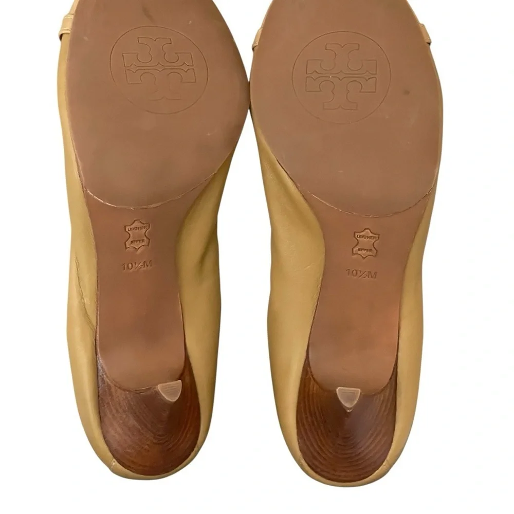 Tory Burch Women's Mustard Wedge Shoes